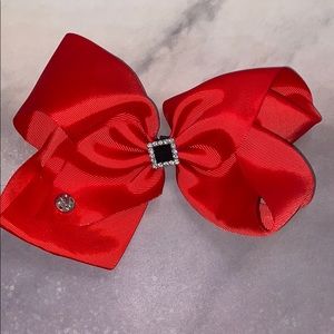 Red Santa Belt Jo Jo Siwa Large Bow